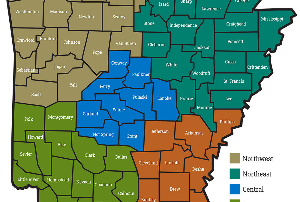 AEEA County Map