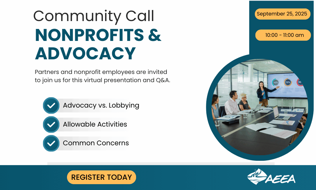 Community Call – Nonprofits and Advocacy